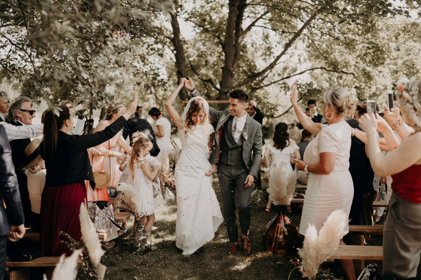 Un mariage boho chic cérémonie laïque Reims