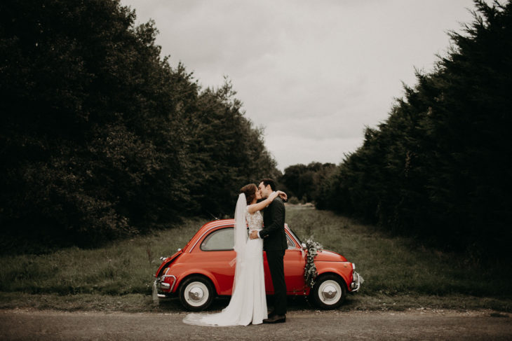 Mariage bohème Picardie cirque