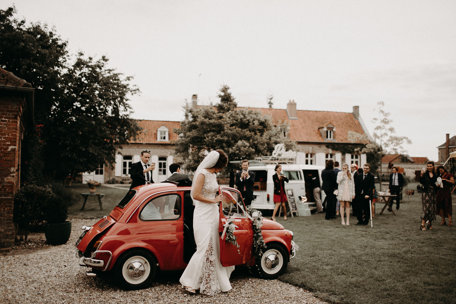 Mariage bohème Picardie cirque