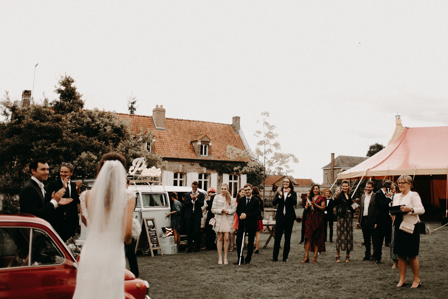 Mariage bohème Picardie cirque