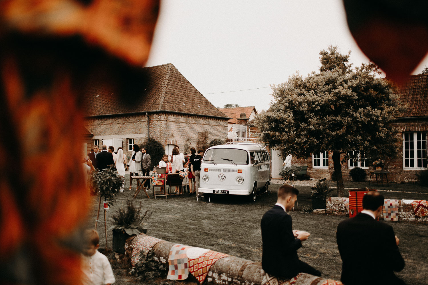 Mariage bohème Picardie cirque