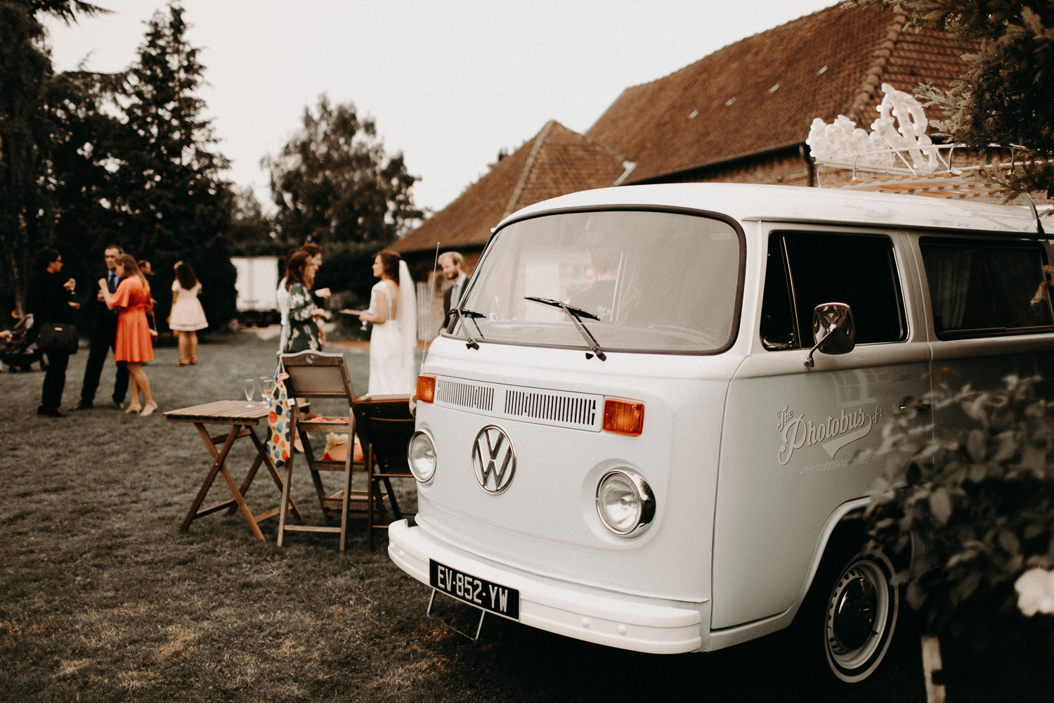 Mariage bohème Picardie cirque