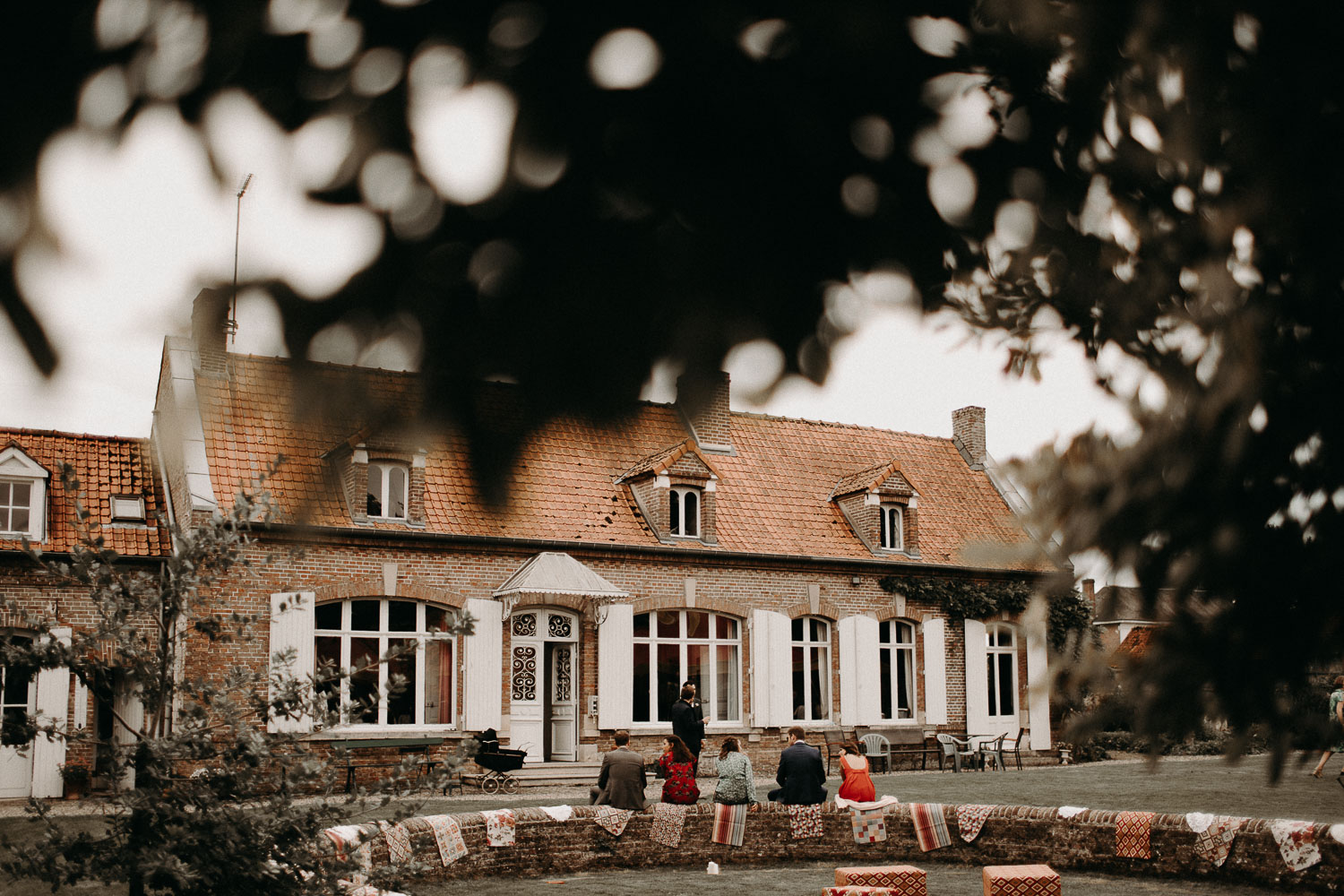 Mariage bohème Picardie cirque