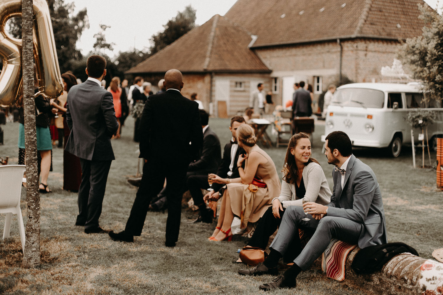 Mariage bohème Picardie cirque