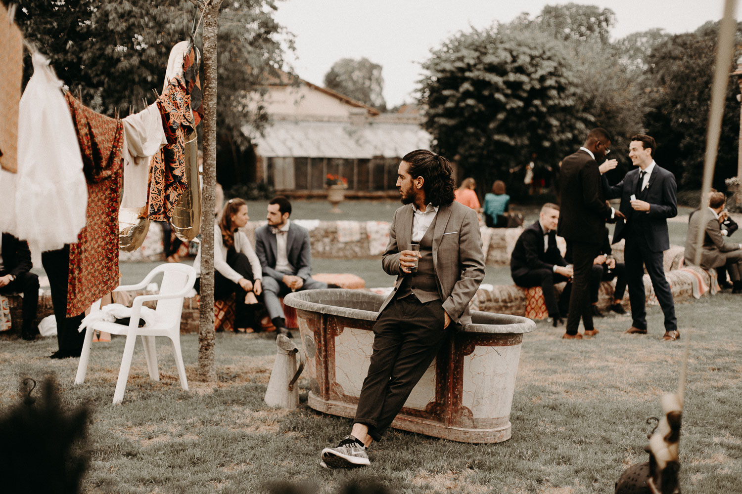 Mariage bohème Picardie cirque