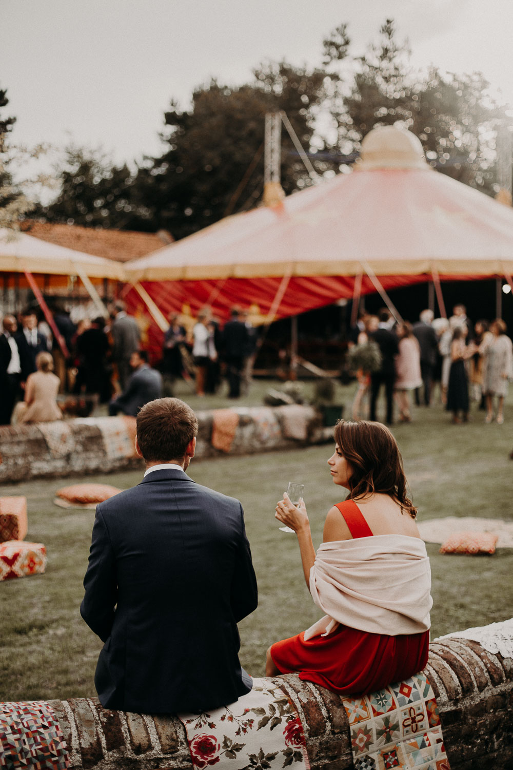 Mariage bohème Picardie cirque