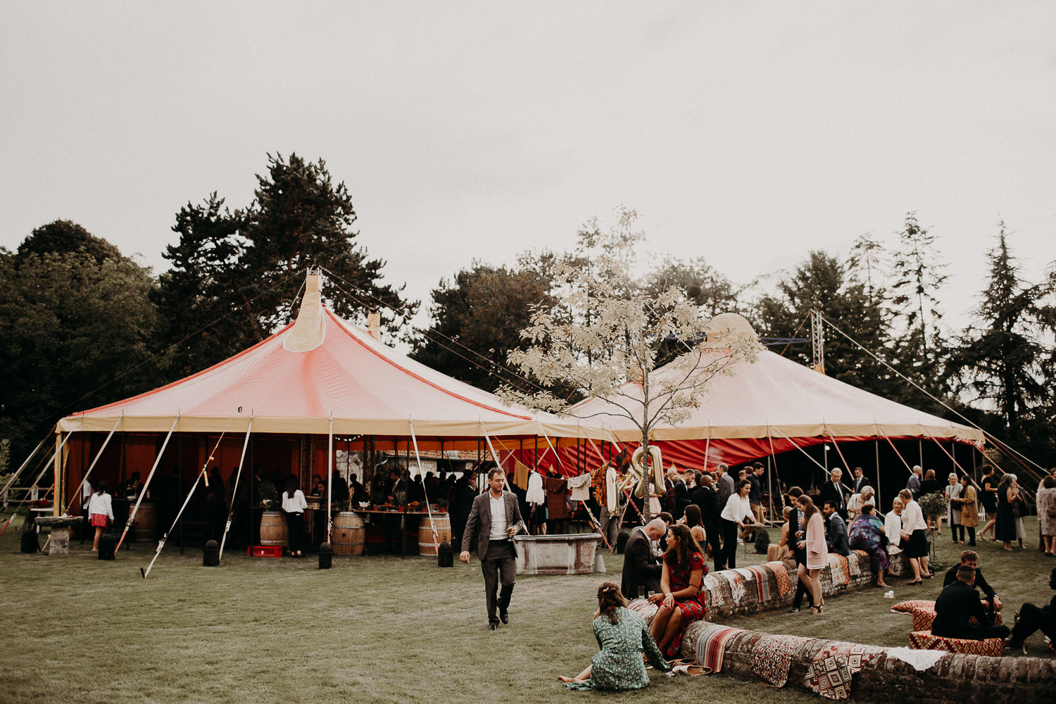 Mariage bohème Picardie cirque