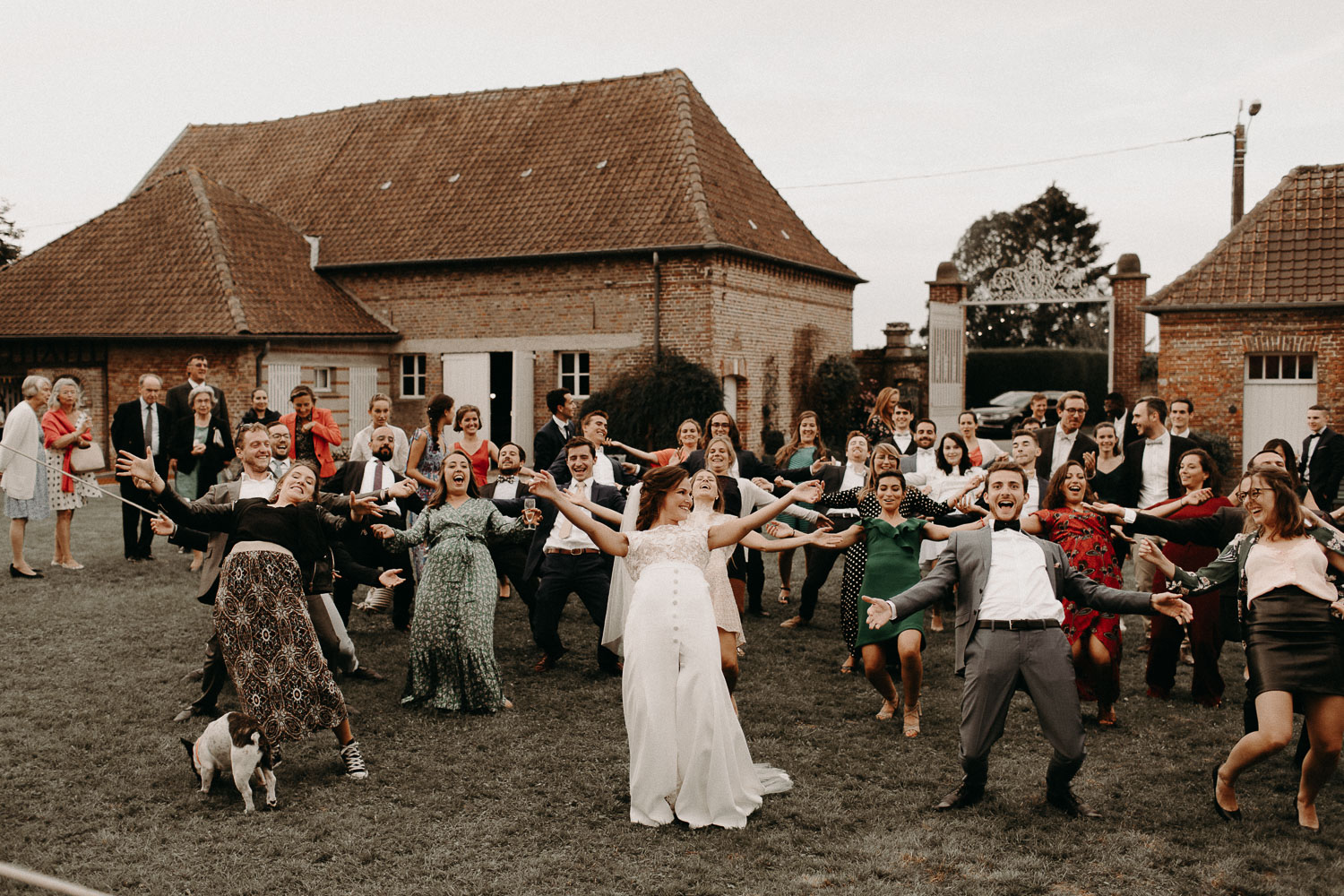 Mariage bohème Picardie cirque