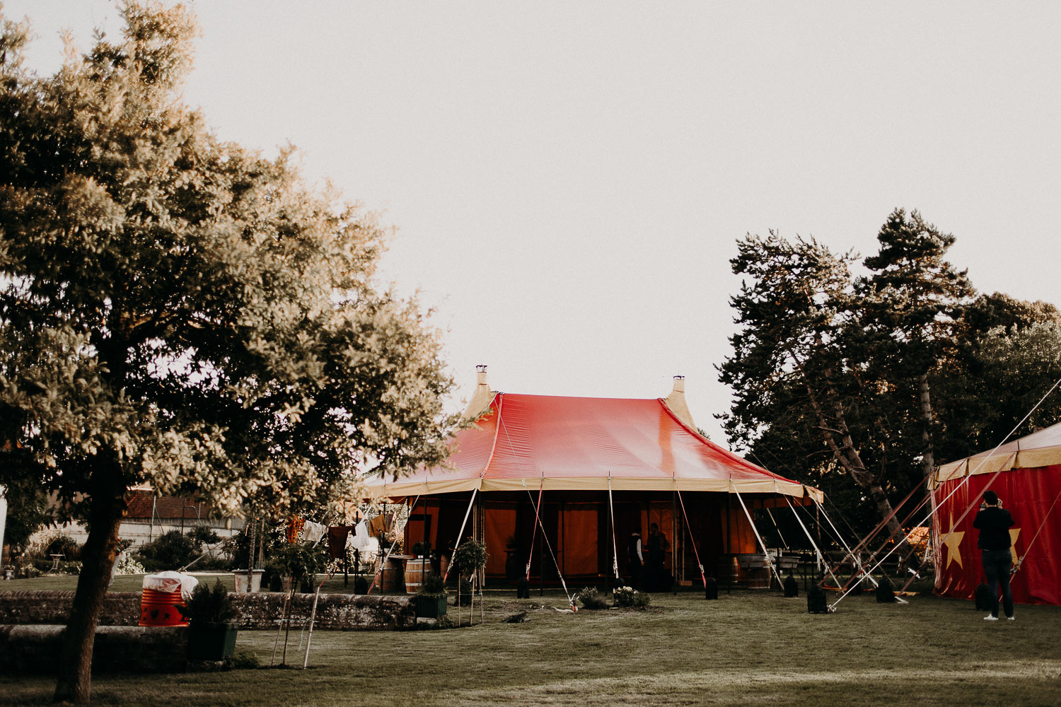 Mariage bohème Picardie cirque