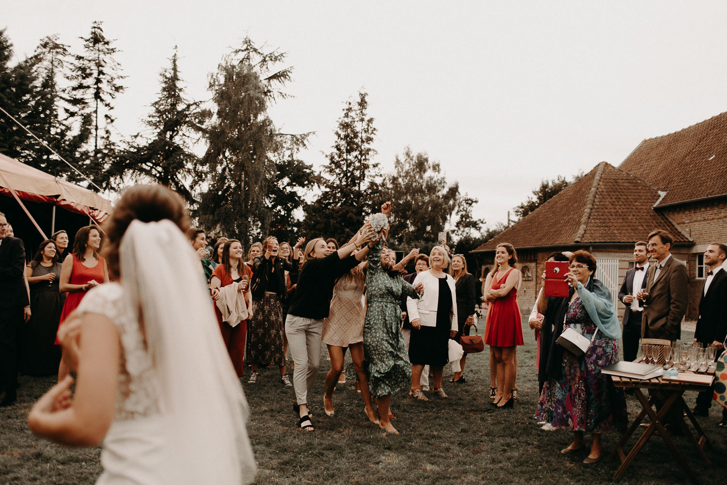 Mariage bohème Picardie cirque