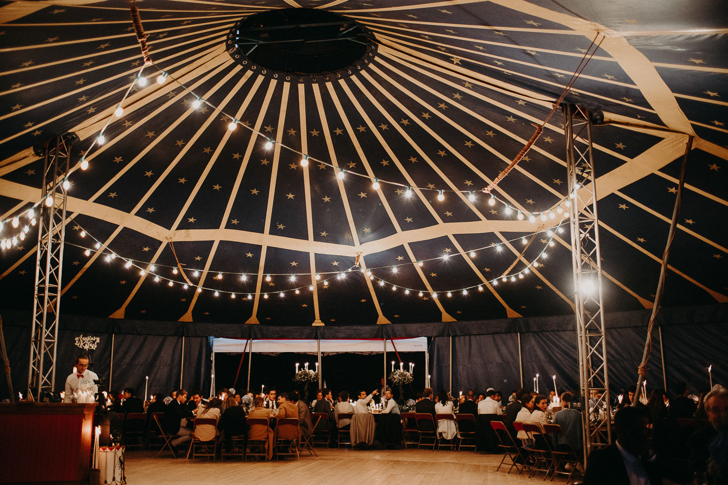 Mariage bohème Picardie cirque