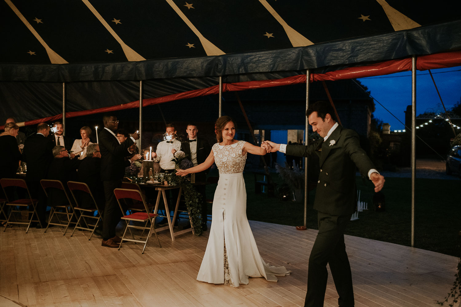 Mariage bohème Picardie cirque