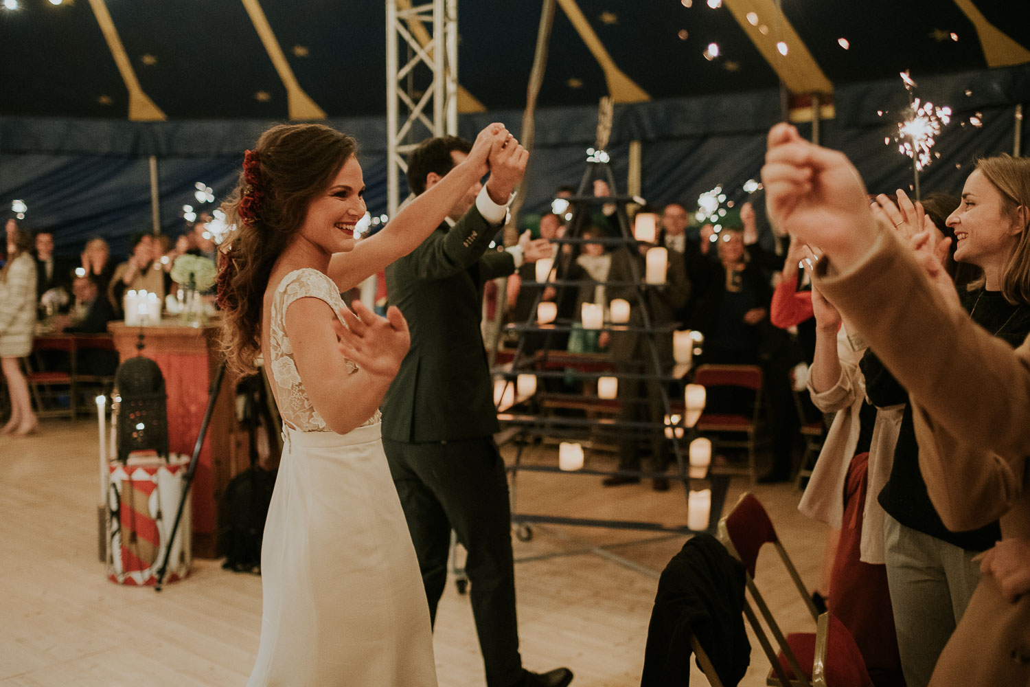 Mariage bohème Picardie cirque