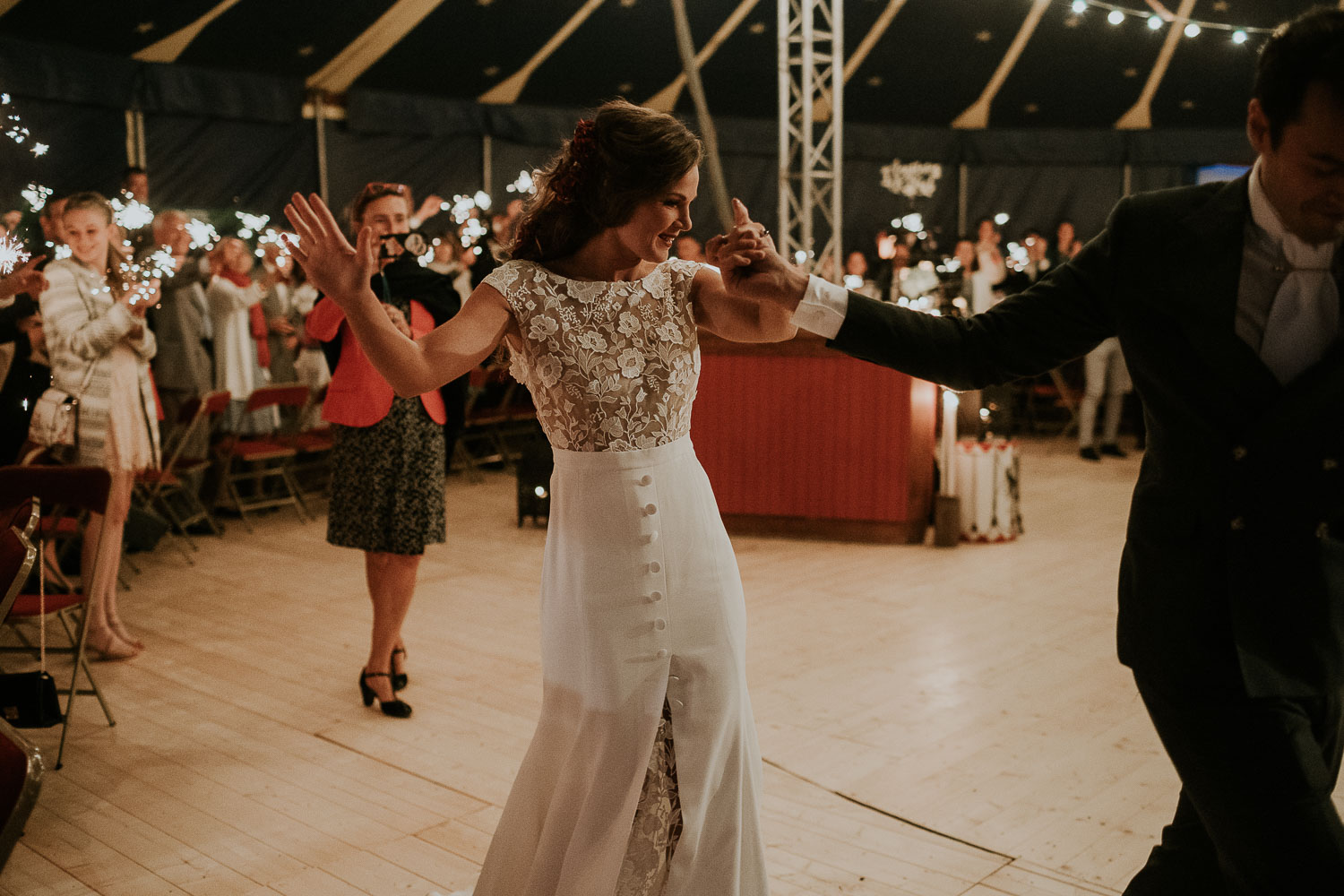 Mariage bohème Picardie cirque