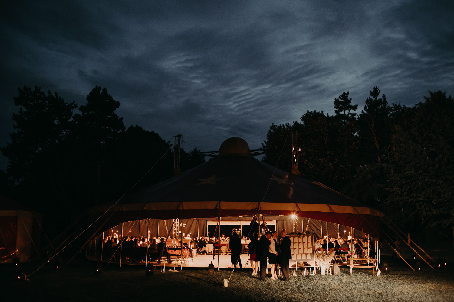 Mariage bohème Picardie cirque