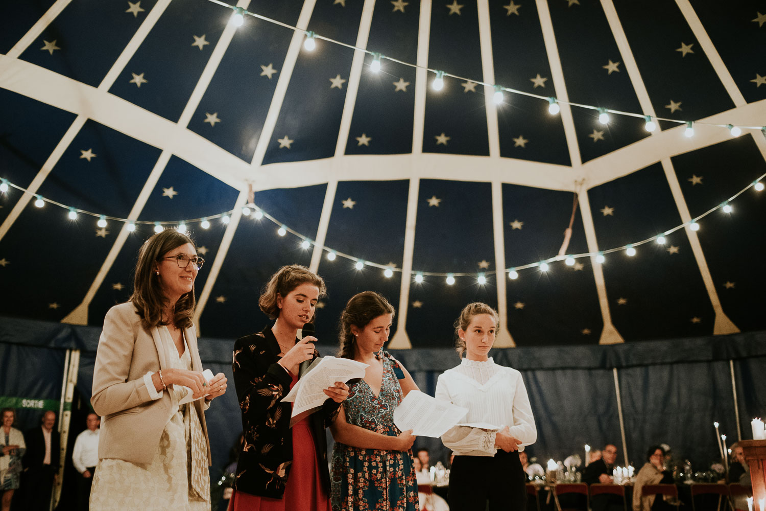 Mariage bohème Picardie cirque