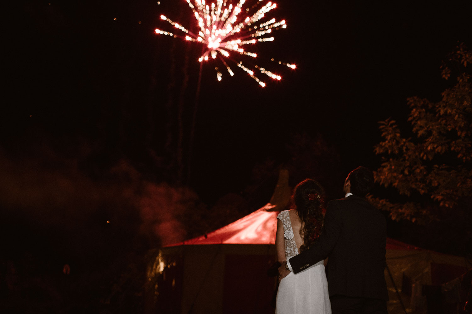 feu d'artifice mariage bohème Amiens