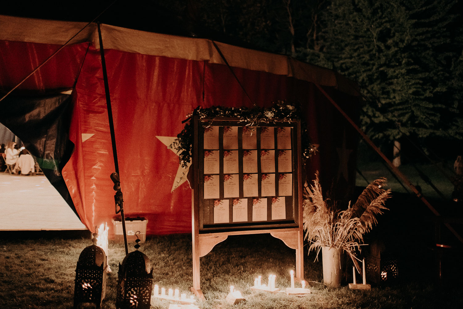 Mariage bohème Picardie cirque