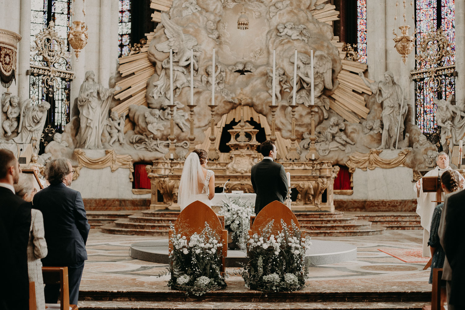 Photographe mariage cathédrale Amiens