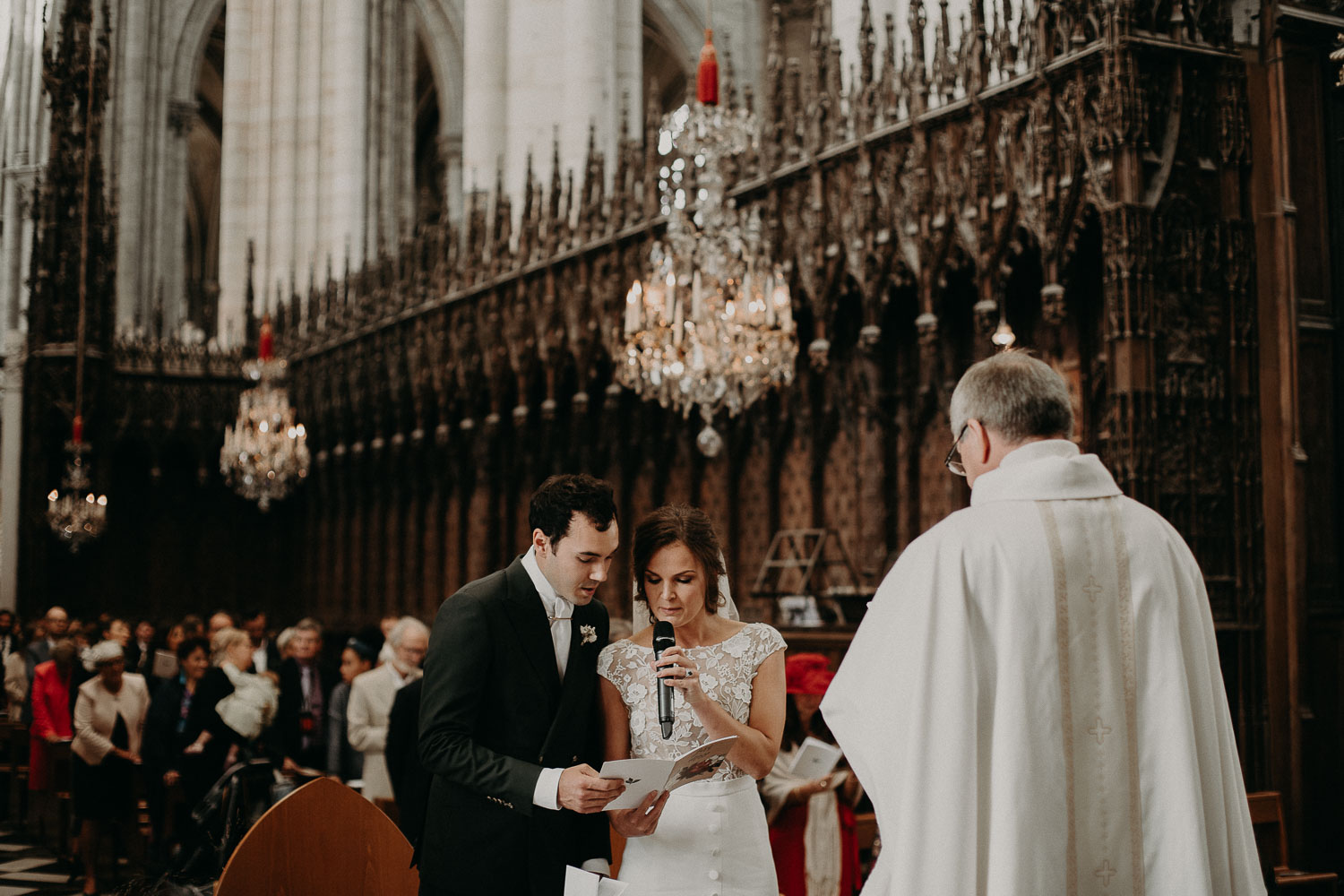 Photographe mariage cathédrale Amiens