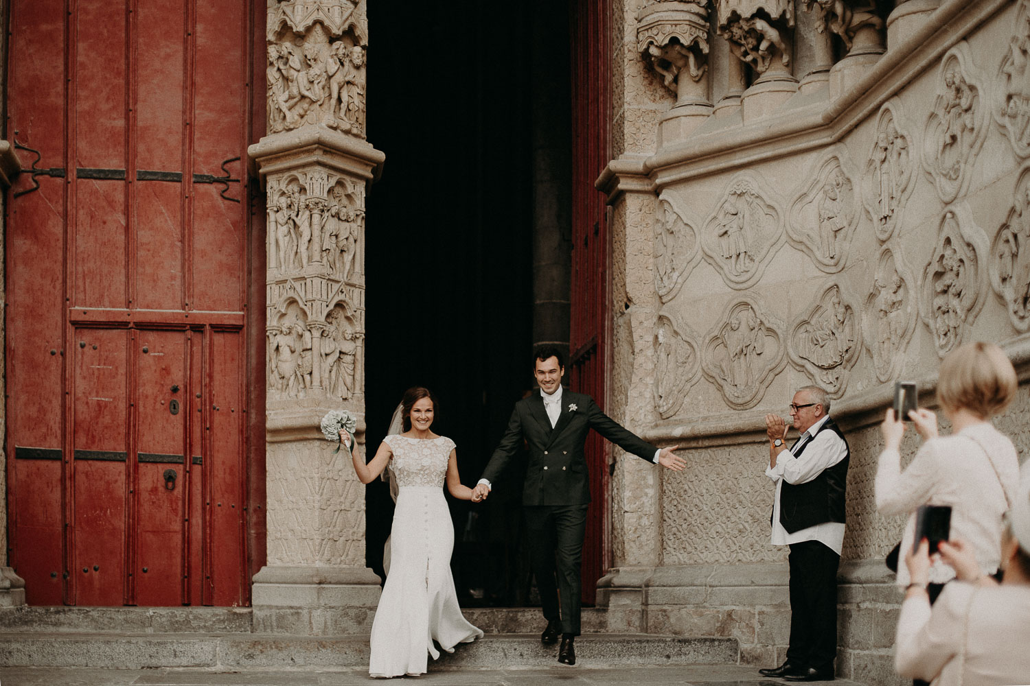 Photographe mariage cathédrale Amiens