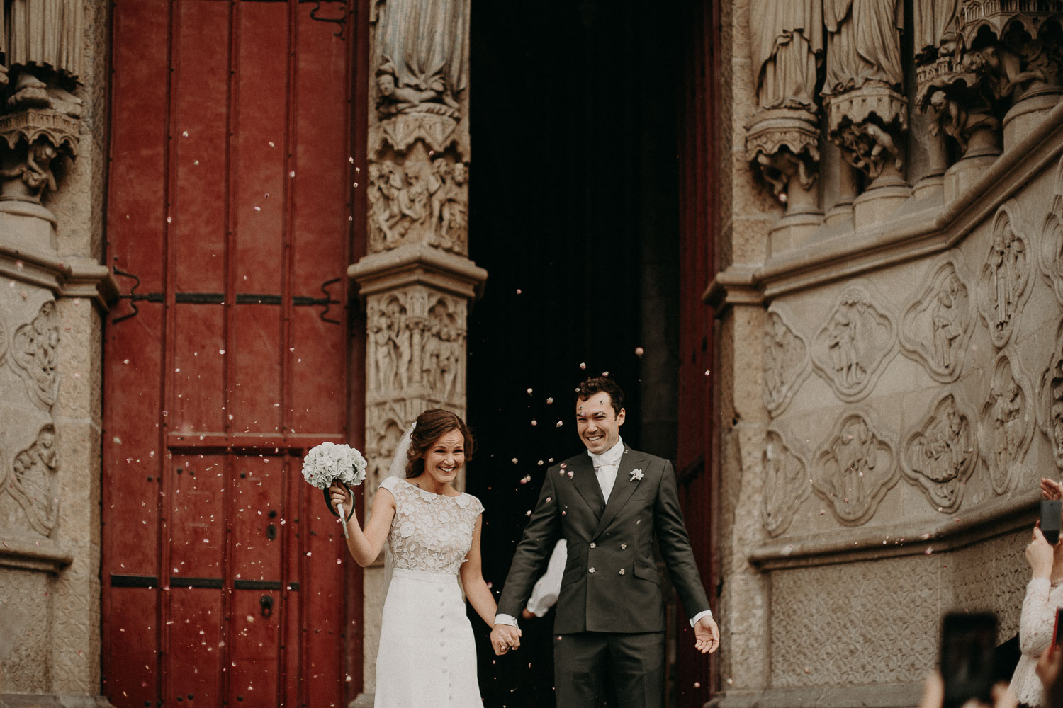 Photographe mariage cathédrale Amiens