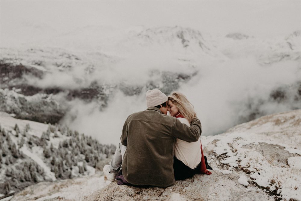 engagement session Tignes Val-d'Isère